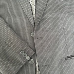 SOLD Grey pin stripe blazer